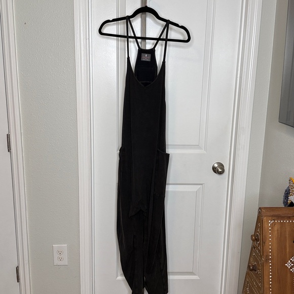 Free People Hot Shot Onesie (Charcoal) - Picture 3 of 7